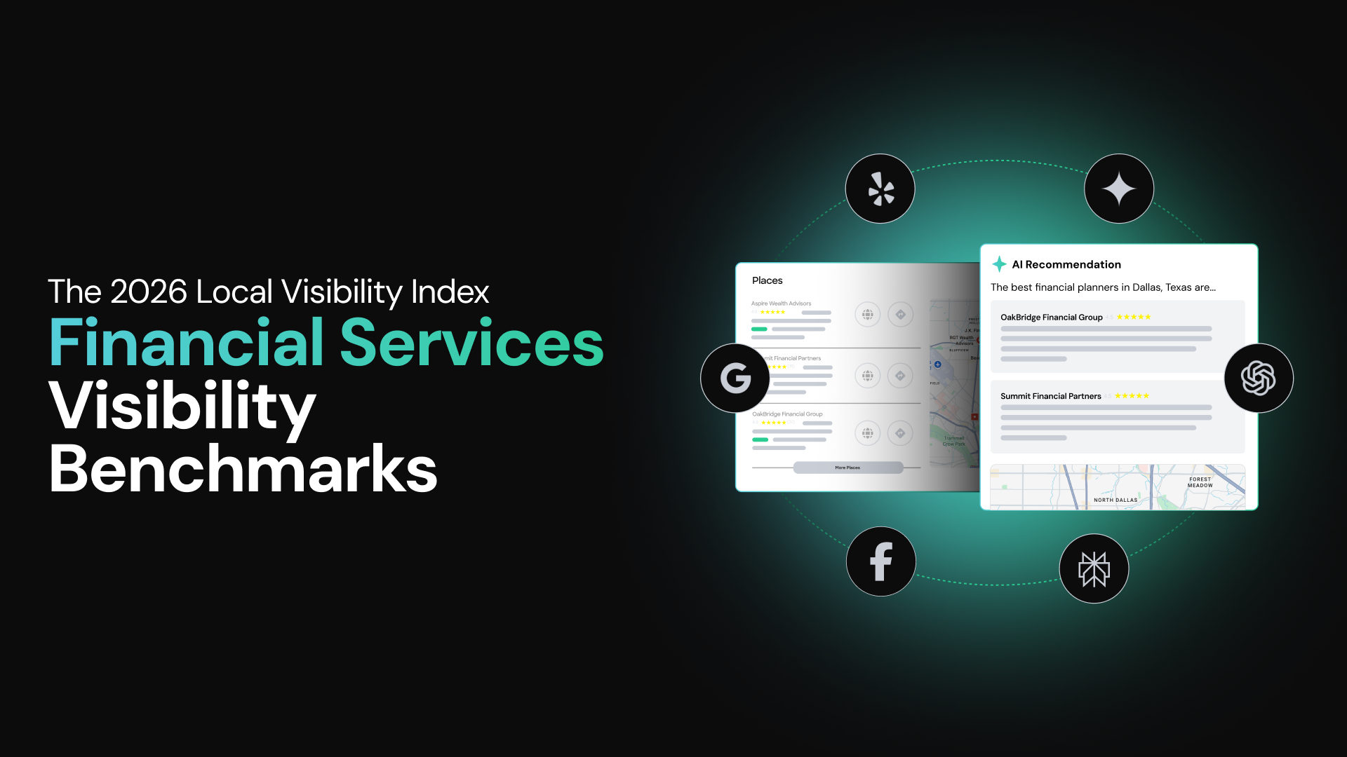 Financial Services Visibility Benchmarks | 2026 Local Visibility Index