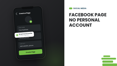 How to Create a Facebook Business Page Without a Personal Account